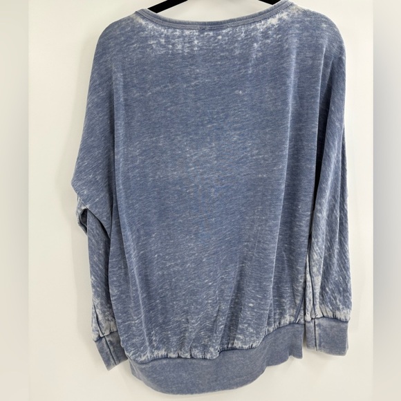 Michael stars worn in faded peeled 100% cotton lounge sweatshirt size small - Picture 10 of 16